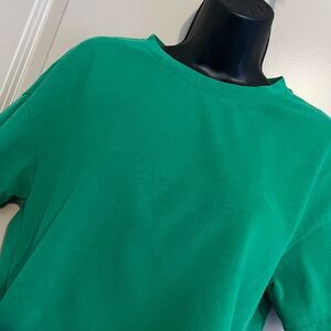 Women's Small Cider Green Crop Top